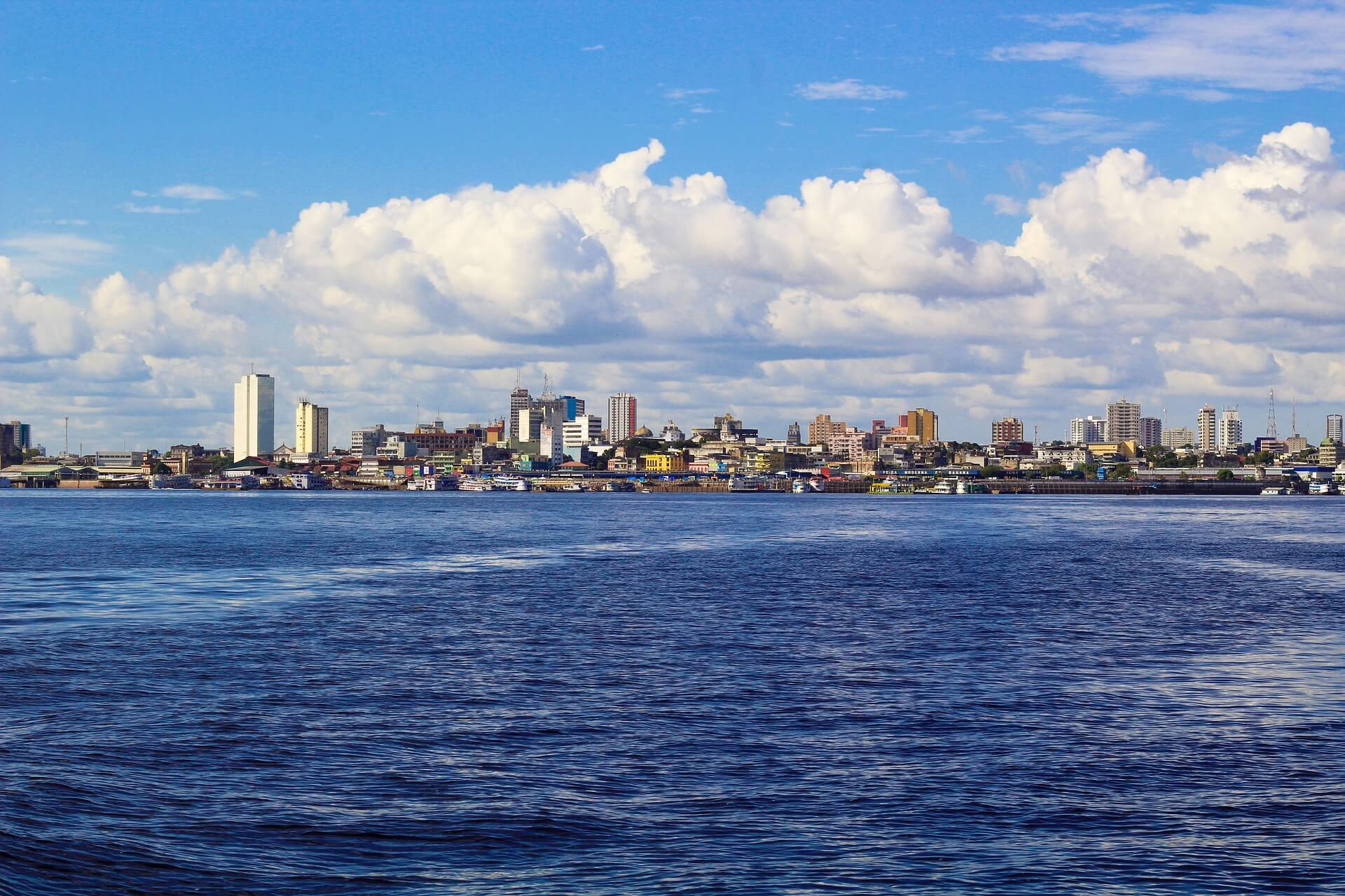 Manaus capital do Amazonas vista de longe