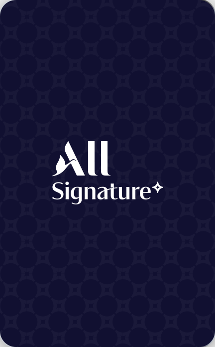 ALL Signature card