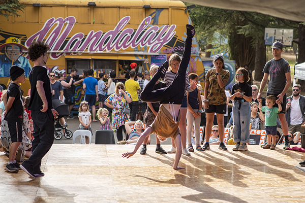 Mandalay Bus at the food truck village