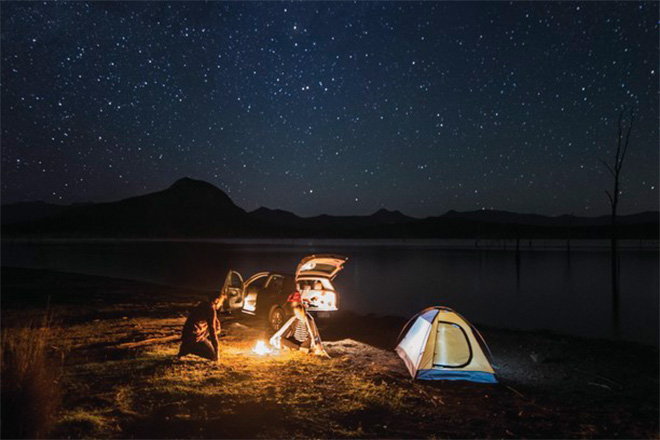 Starlight Camping at Lake Moogerah