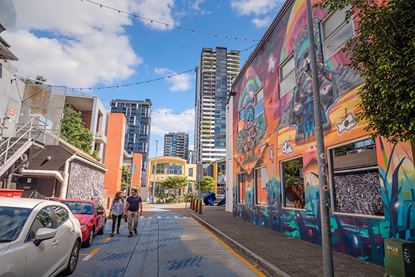 Fish Lane Brisbane, credit: Tourism and Events Queensland