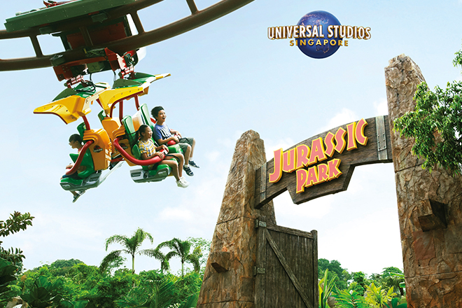 The Canopy Rider at Universal Studios Singapore