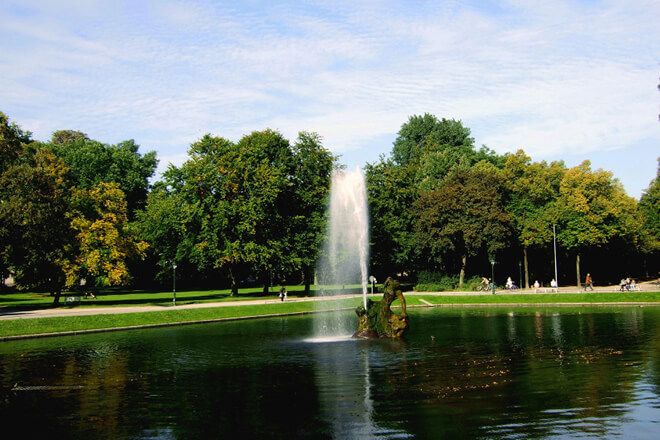 Der Hofgarten in Düsseldorf