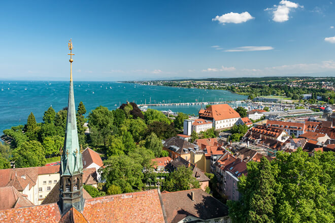 Ausblick über Konstanz