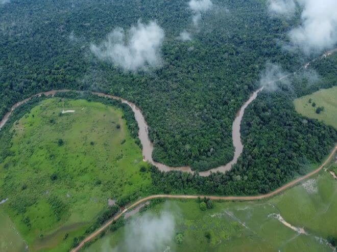 Amazônia vista de cima 