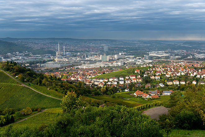 Aussicht Karlshöhe Stuttgart