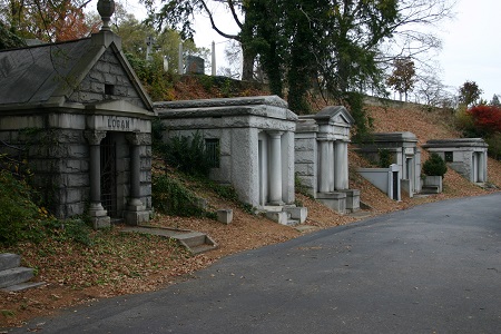 Vista del cementerio Hollywood Forever			