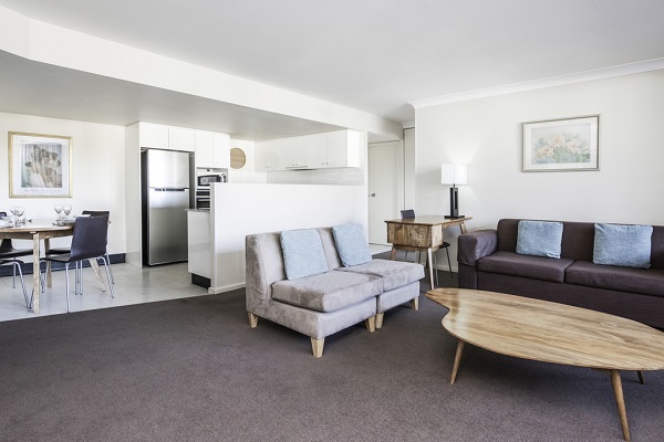 A family apartment hotel room in Breakfree Capital Tower Canberra