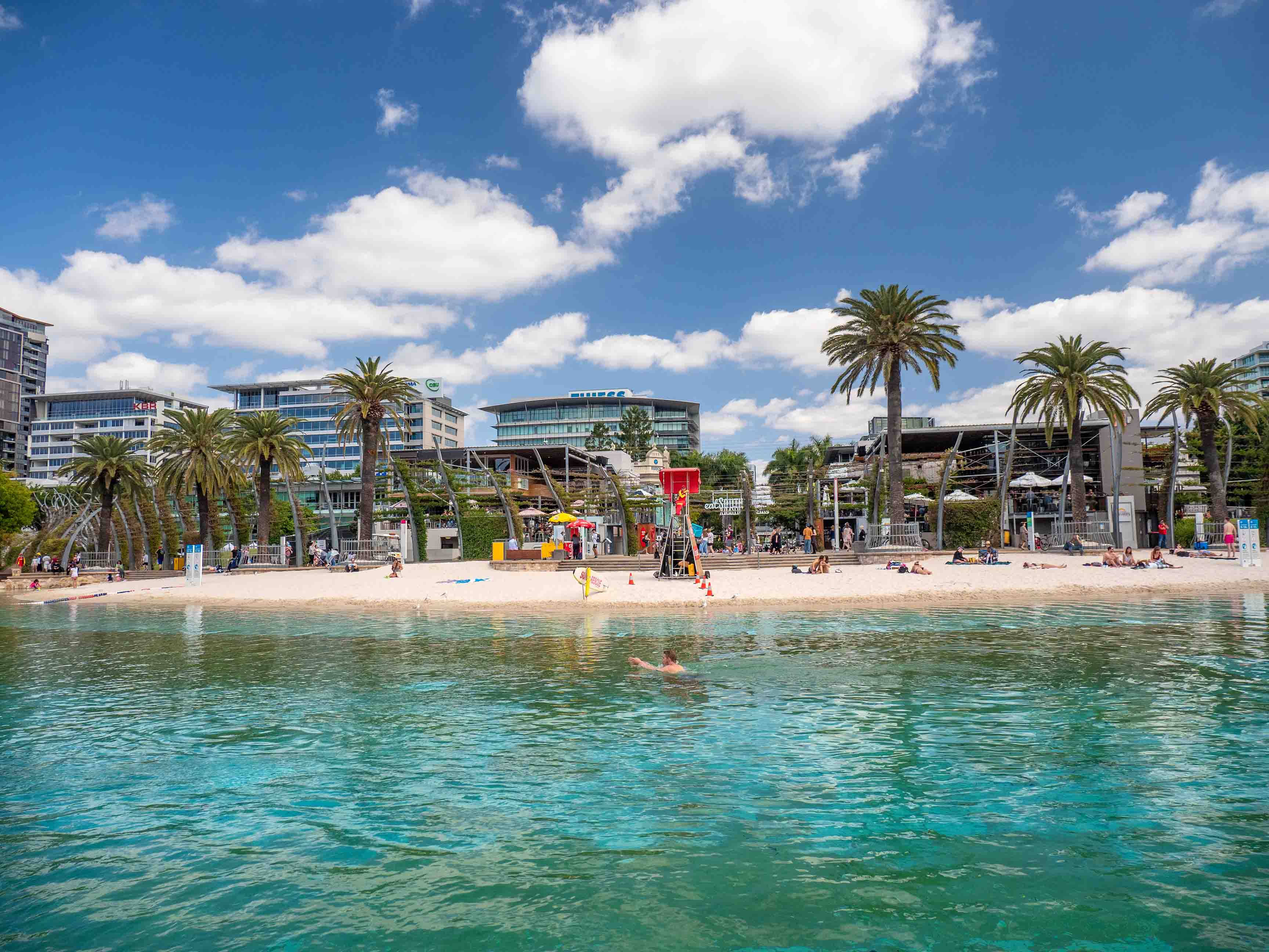 Street beach Brisbane