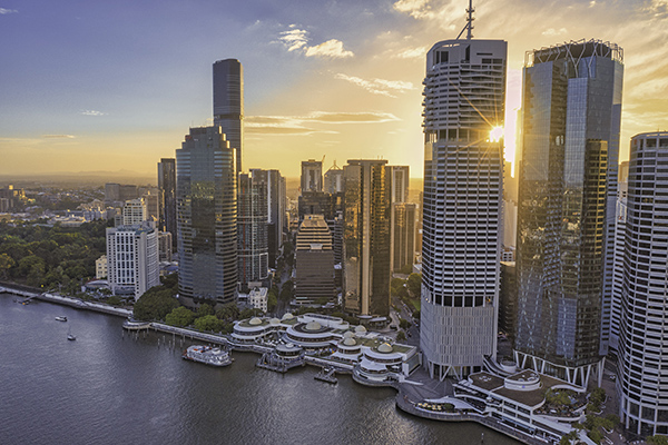 Brisbane City Sunset. Credit Tourism and Events Queensland