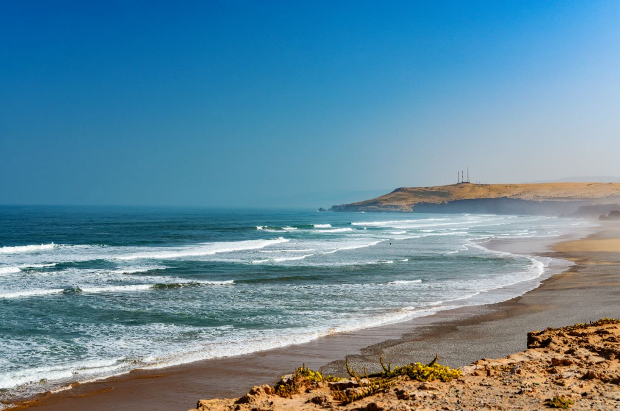 Una spiaggia di Agadir