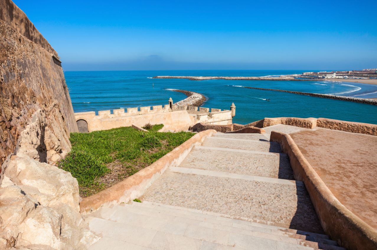 Vista sul mare di Rabat