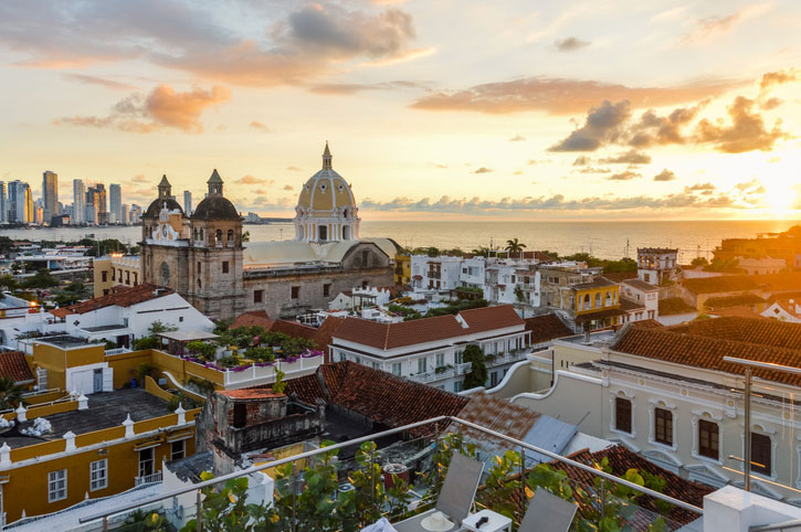 Cartagena das Índias na Colômbia é ótimo destino para viajar em setembro