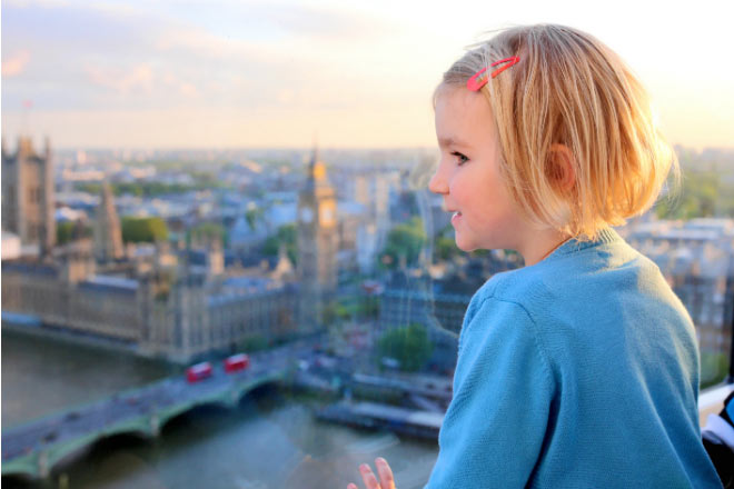 london eye kid