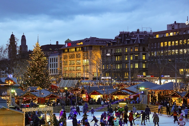 S'inviter sur les marchés de Noël à Zurich