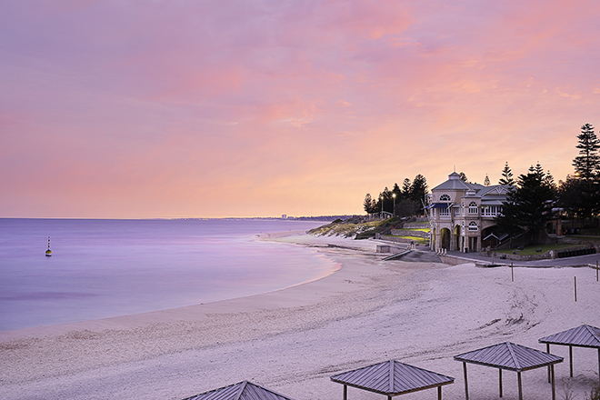 Cottesloe Beach at sunset 