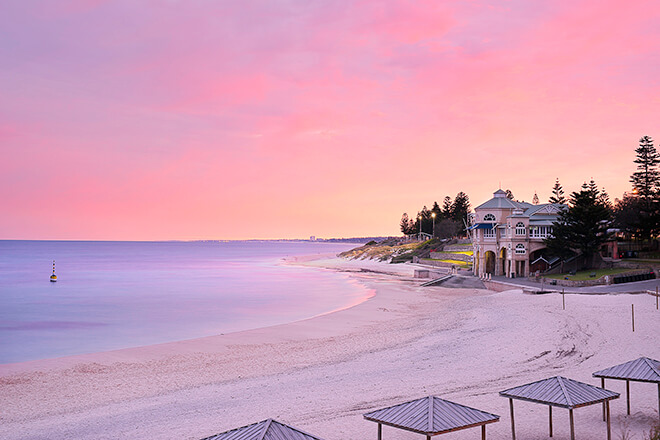 Cottesloe Beach at sunset