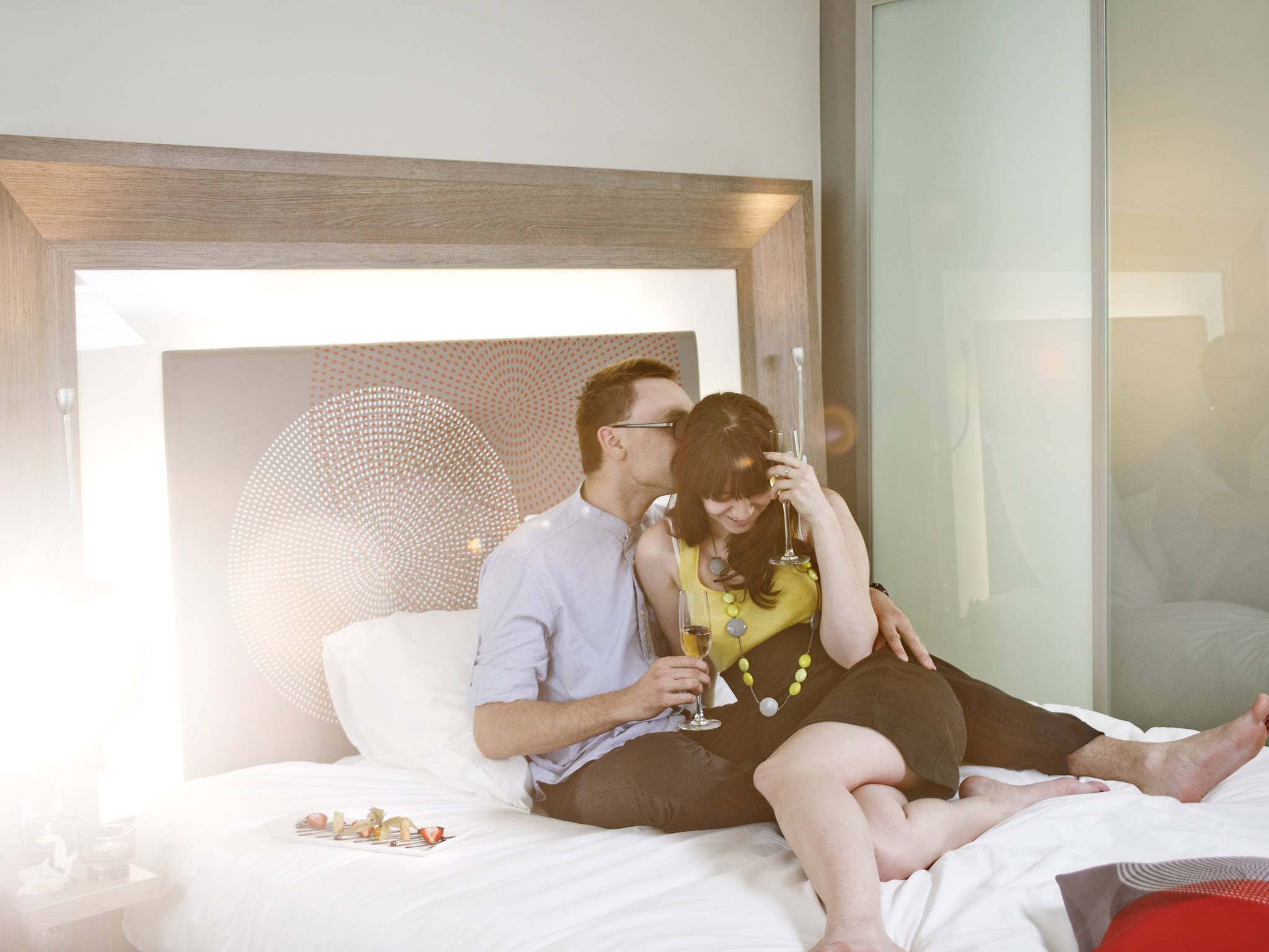 couple on bed