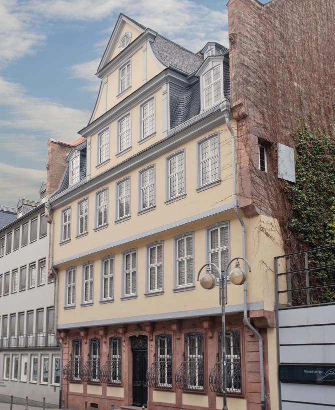 Das Goethe-Haus in Frankfurt			