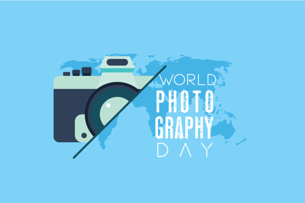Dia mundial da fotografia imagem em homenagem a 19 de agosto