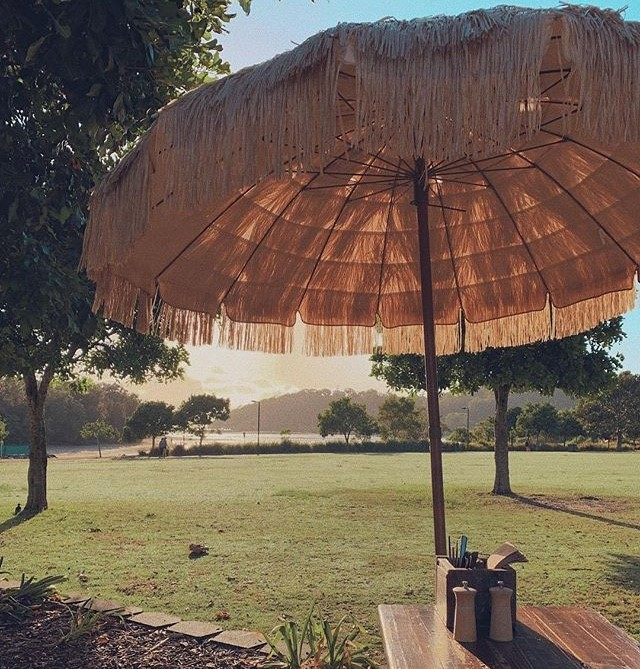 Dune Café's outdoor seating. 