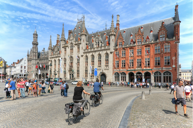 fietsen in Brugge