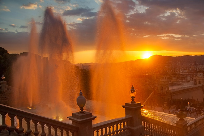 Fontaine montjuÏc barcelone