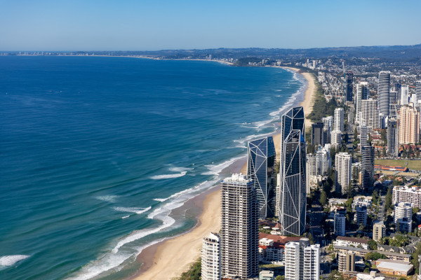 The Gold Coast is a popular holiday destination in Australia. City excitement, seaside shopping, inviting beaches, and more await at the Gold Coast. Image credit: Tourism and Events Queensland