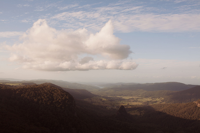 vista of Lamington National Park in Queensland