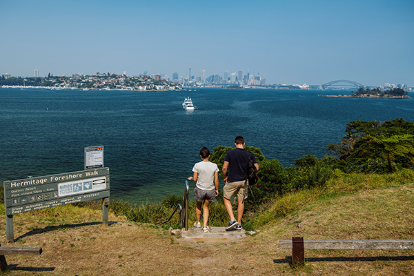 Enjoy a stroll in the sun along one of the tracks in the Sydney Harbour National Park Image credit: Destination NSW