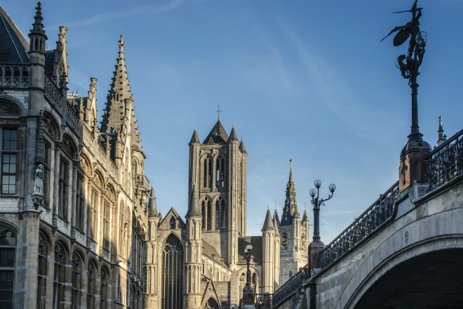 Historische architectuur in Gent