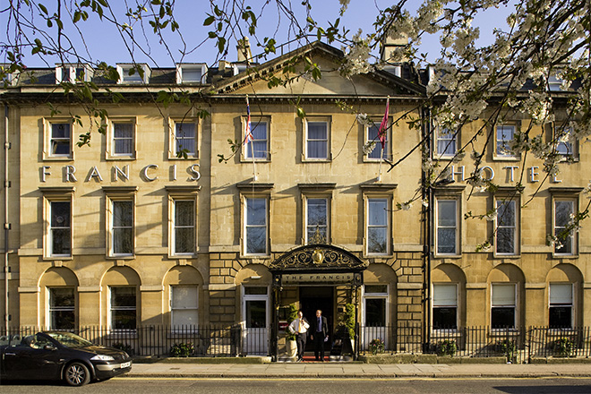 Baroque style of the 20th century in the Francis Hotel in Bath				