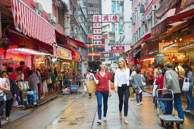 Christmas by the waterfront in Hong Kong