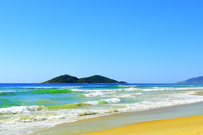 Praias do sul de Florianópolis: Ilha Campeche