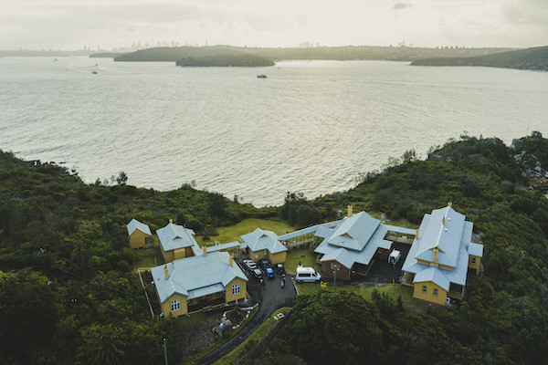 Aerial view of Q Station Sydney Harbour National Park