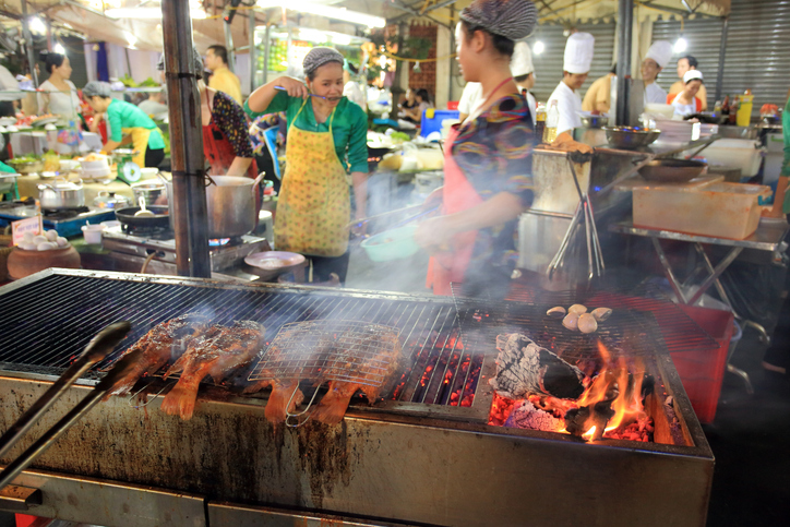 Street food for lunch 