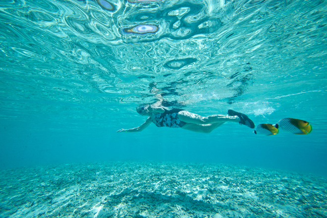 Snorkeling in the Maldives