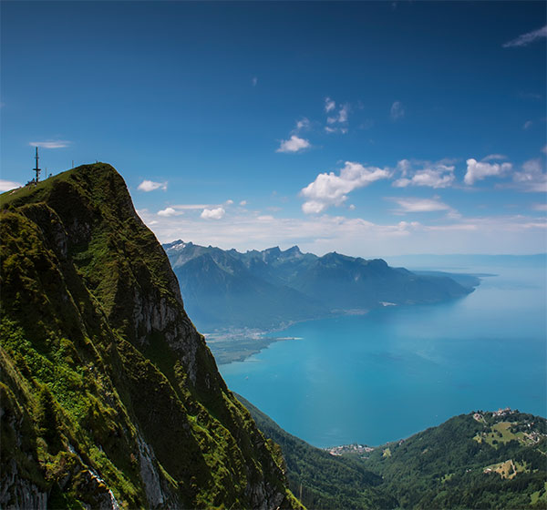 Panoramablick Montreux 
