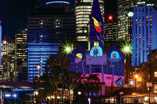 Night Whisper is one of the enchanting installations at Vivid Sydney 2022