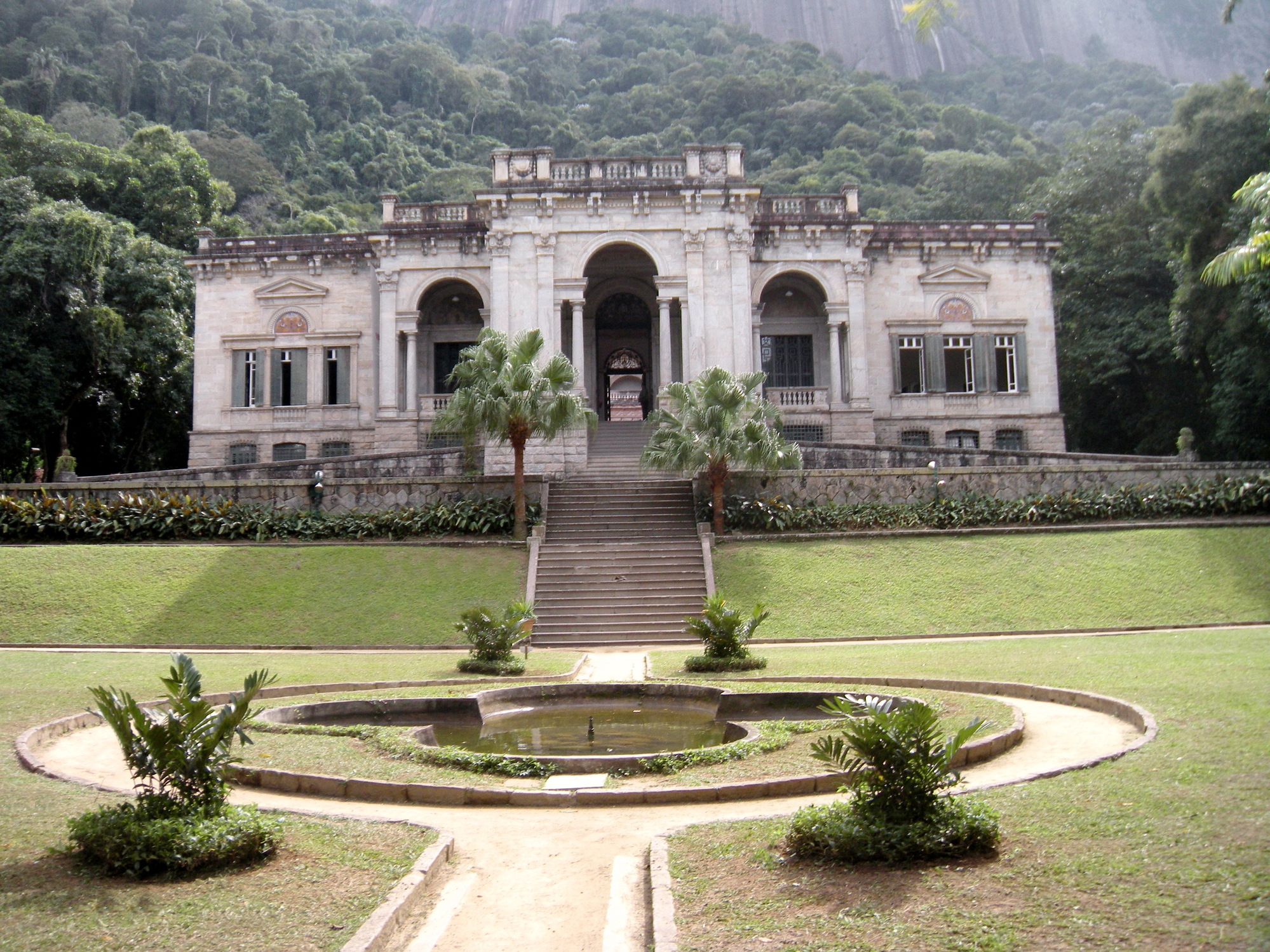 Filmes gravados no Rio de Janeiro: vista do Parque Lage, no Jardim Botânico