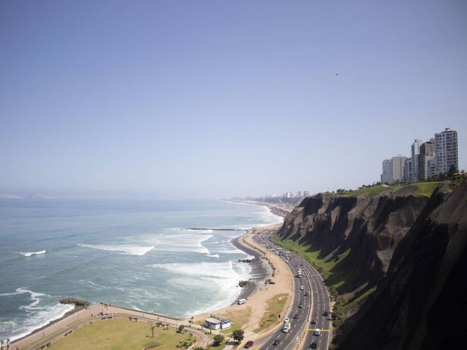 Lima Peru colina e mar não pode ficar fora de mochilão na América do Sul