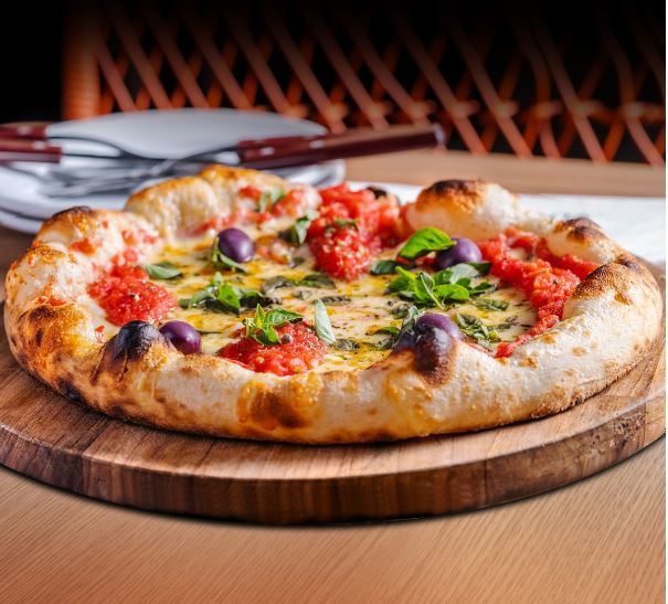 imagem de uma pizza deliciosa do restaurante Sponta
