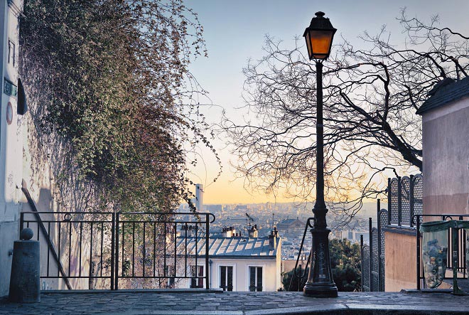 Scorcio di Parigi da Montmartre