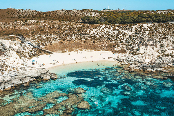 Stunning beach on Rottnest Island 