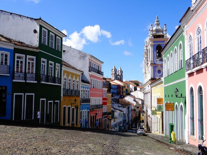 Pelourinho em Salvador ponto turístico da Bahia mundialmente famoso