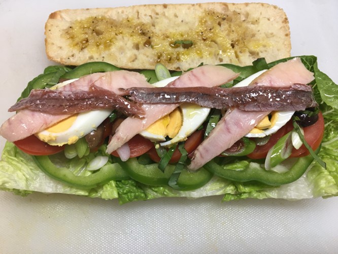 Provencal Sandwich “Pan Bagnat”
