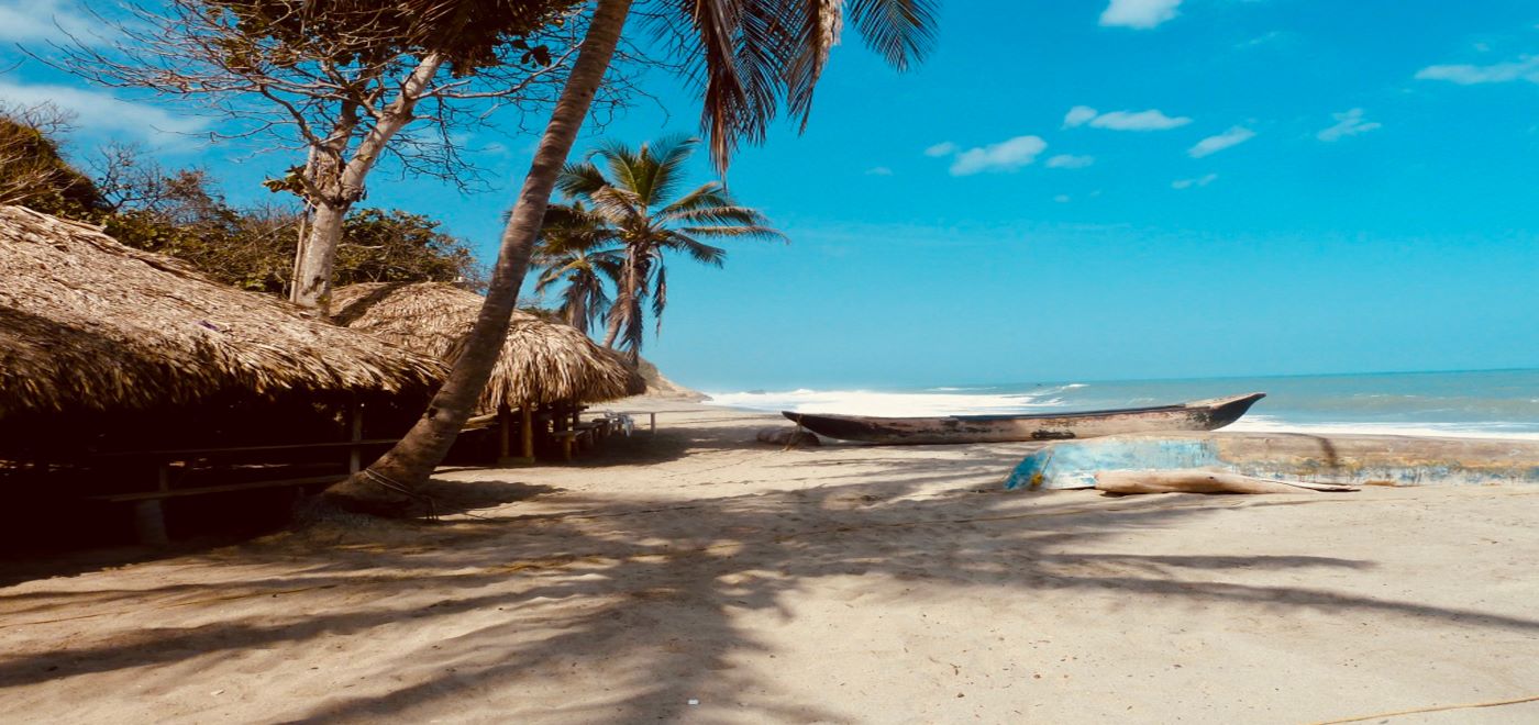 Foto de una playa en el Parque Tayrona, en Santa Marta.