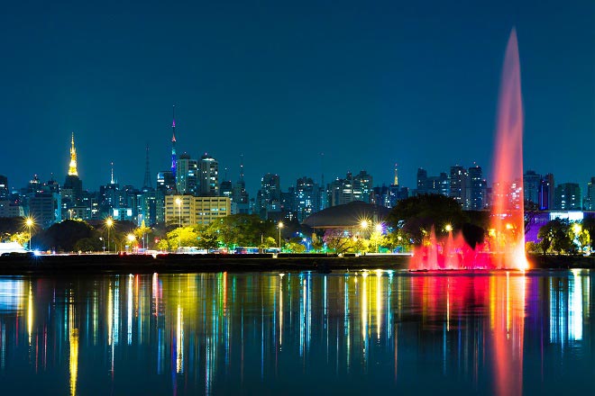 Admiring Sao Paulo in its Christmas garb