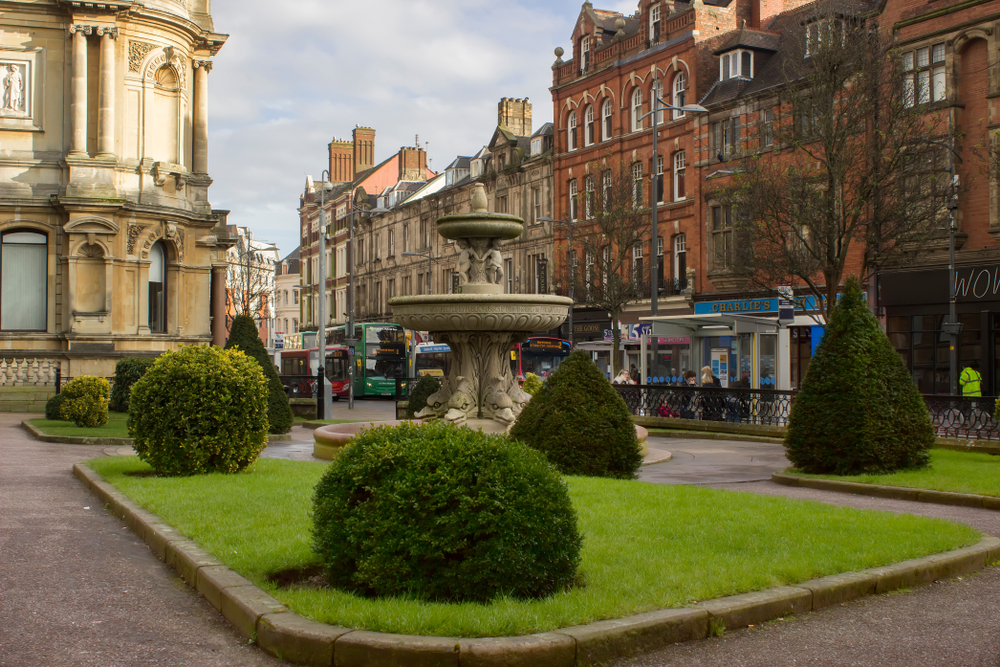 The lovely streets of Wolverhampton