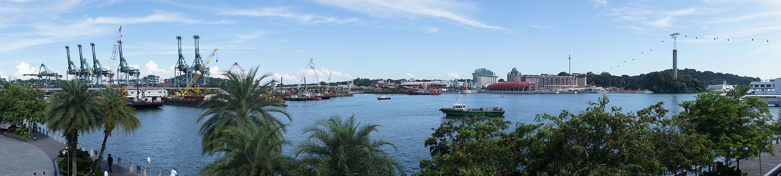 The view of Sentosa from VivoCity. Source: Tdxiang